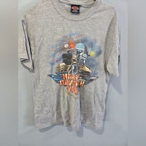 Vintage 2002 Harley Davidson Motorcycle York PA vehicle operation grey tee shirt